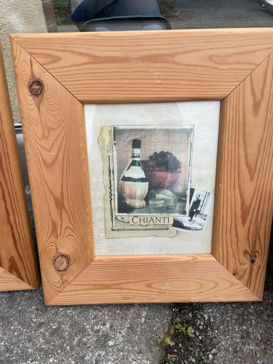2 pine picture frames - Image 3