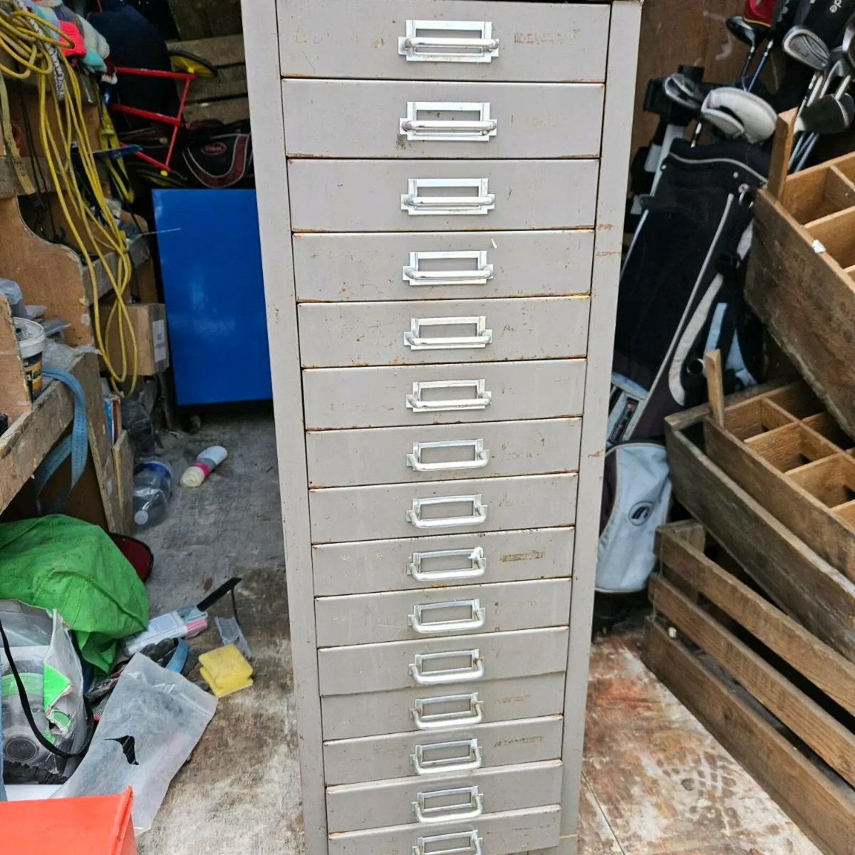 15 drawer bisley cabinet - Image 1