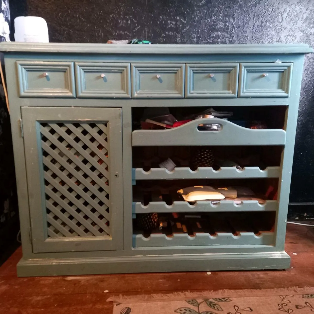 Butchers Block Drinks cabinet