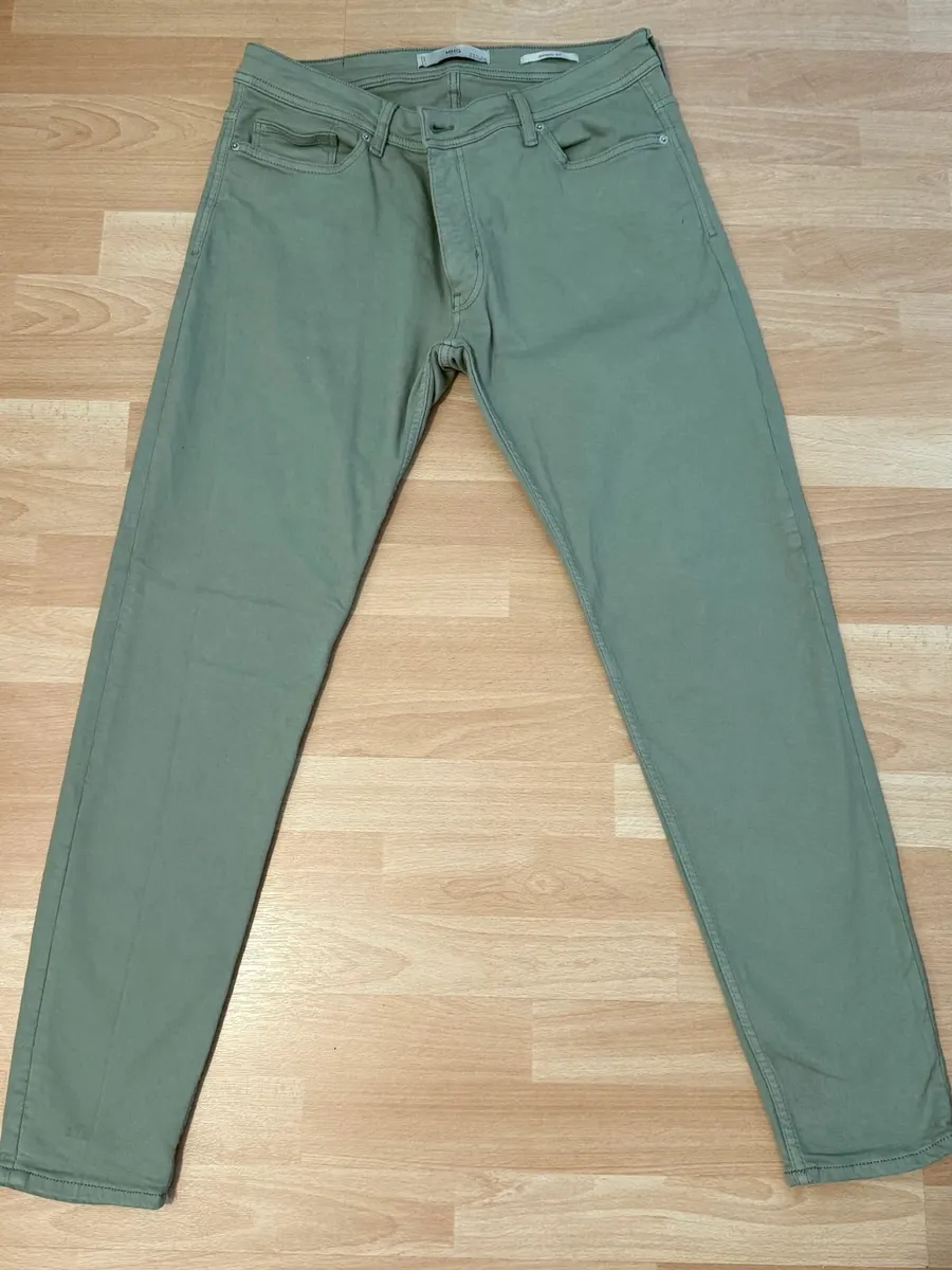 Khaki Mango Jeans - Image 1