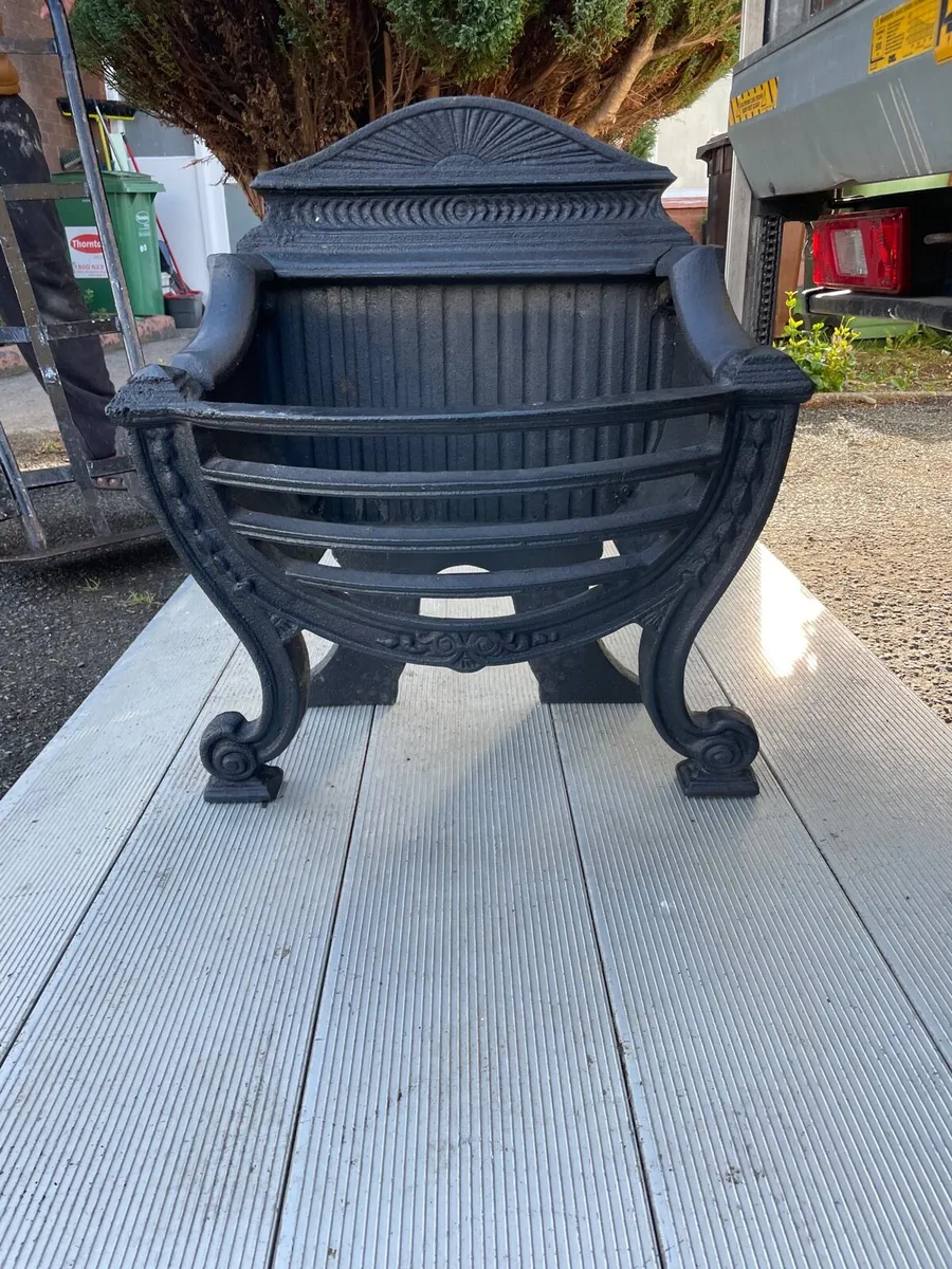 Cast iron flower pot holder or fire cover etc - Image 1