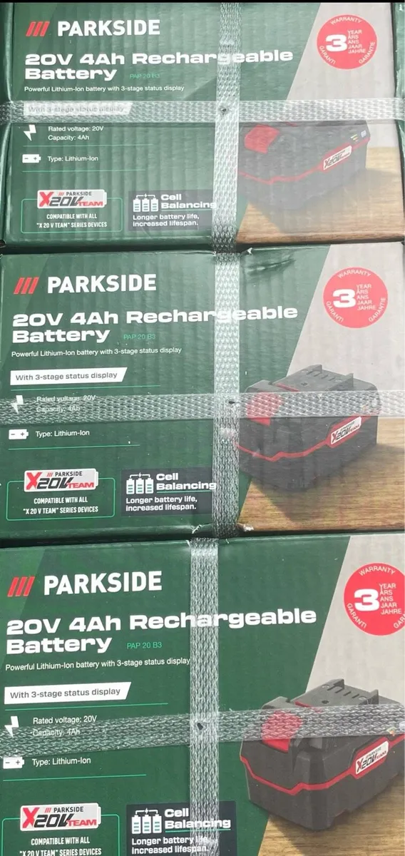 Parkside 20V 4Ah Rechargeable Battery Brand New