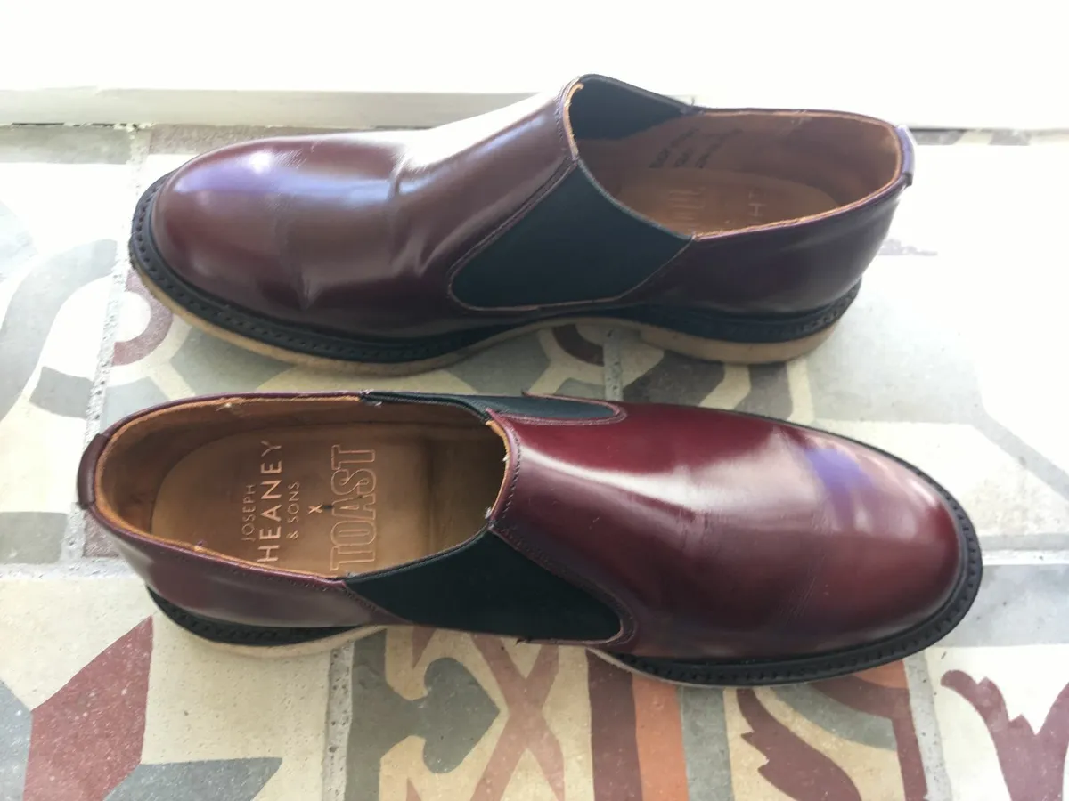Joseph Cheaney Shoes UK6 EU 39 Oxblood Leather Sho - Image 3