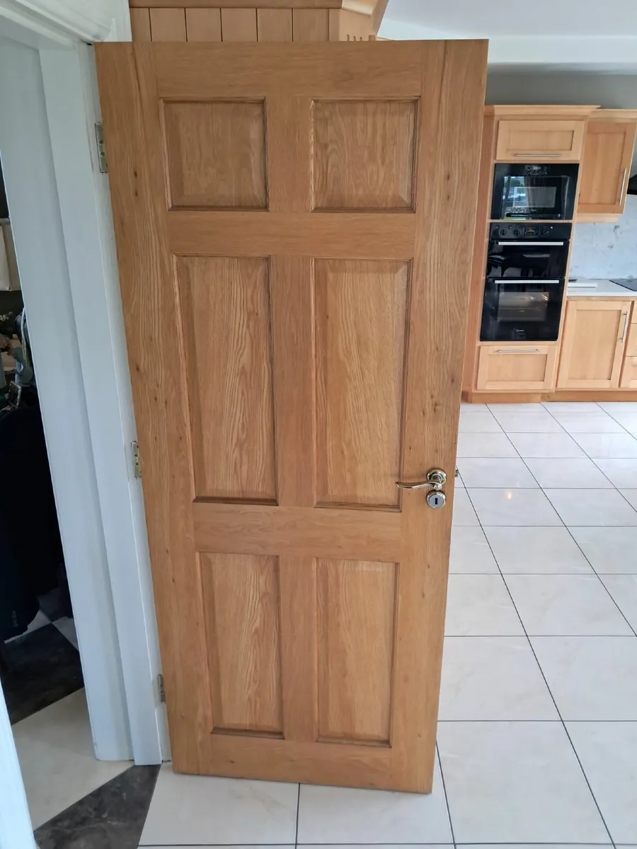 Solid Light Oak Door - Image 2