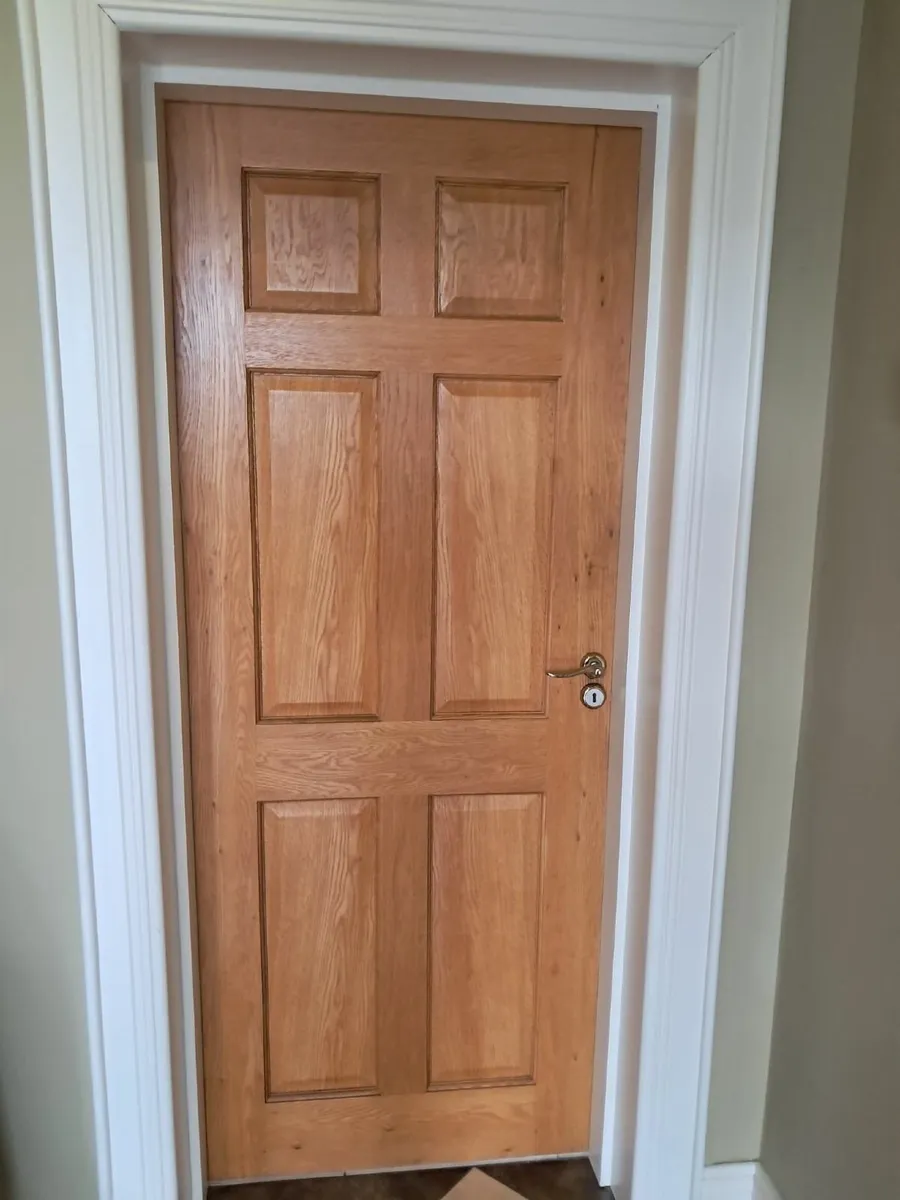 Solid Light Oak Door - Image 1