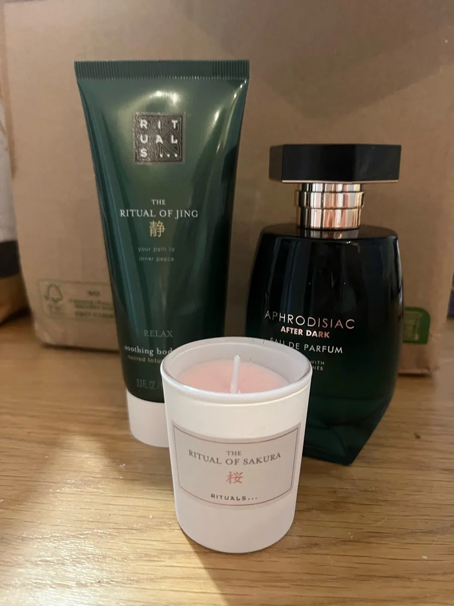 Rituals body cream with candle - Image 1