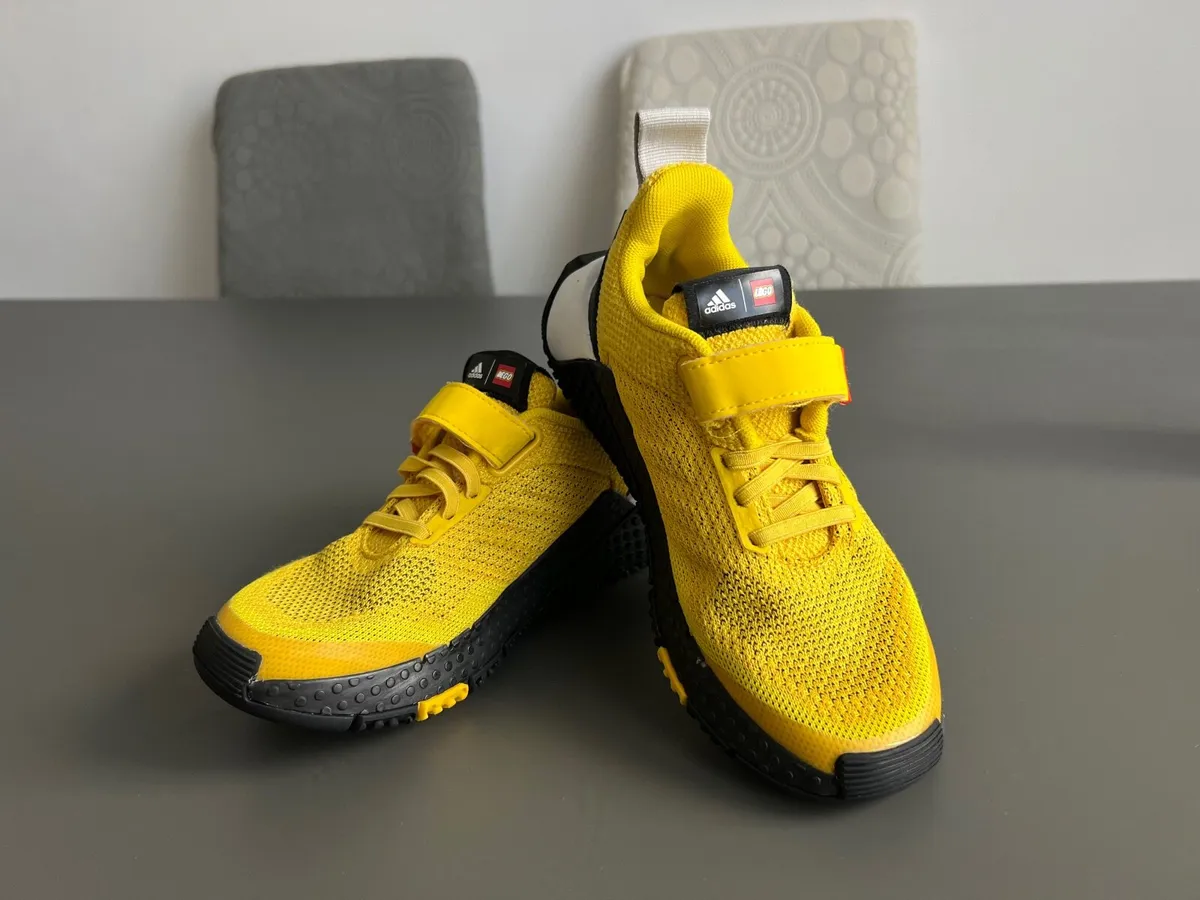 Shoes Adidas LEGO for a boy.size 1UK Like New - Image 2