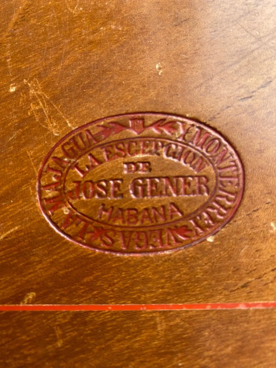 Vintage Timber Cigar Box - Image 2