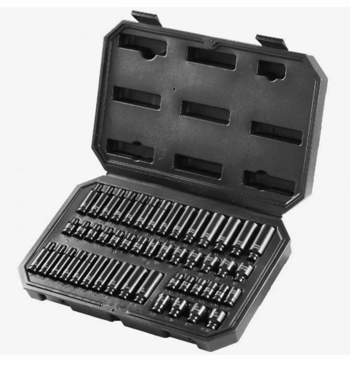 Impact Sockets Set 48pcs 6-Point 1/4" Drive Bit - Image 2