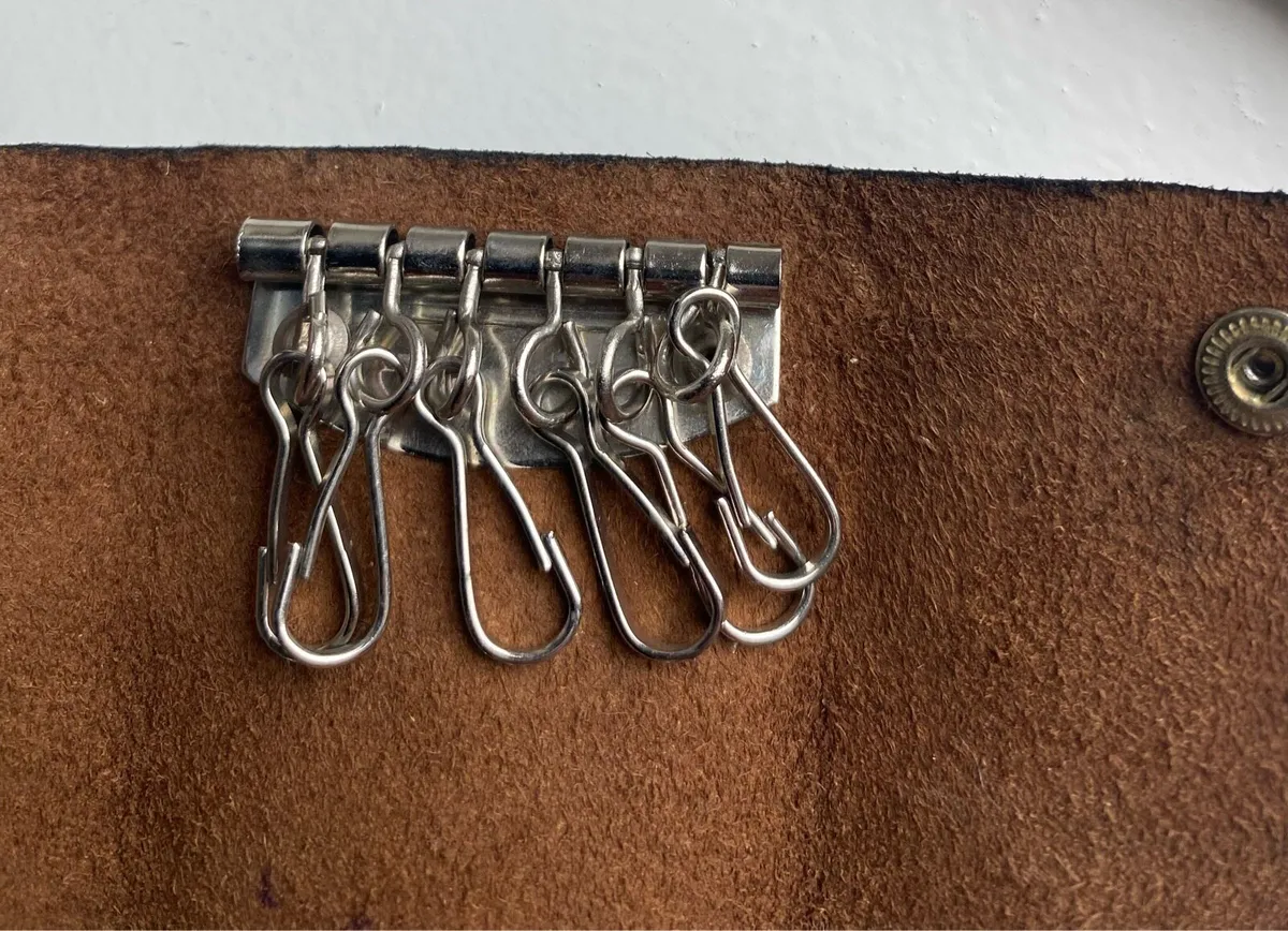 Leather Key Ring Wallet - Image 2