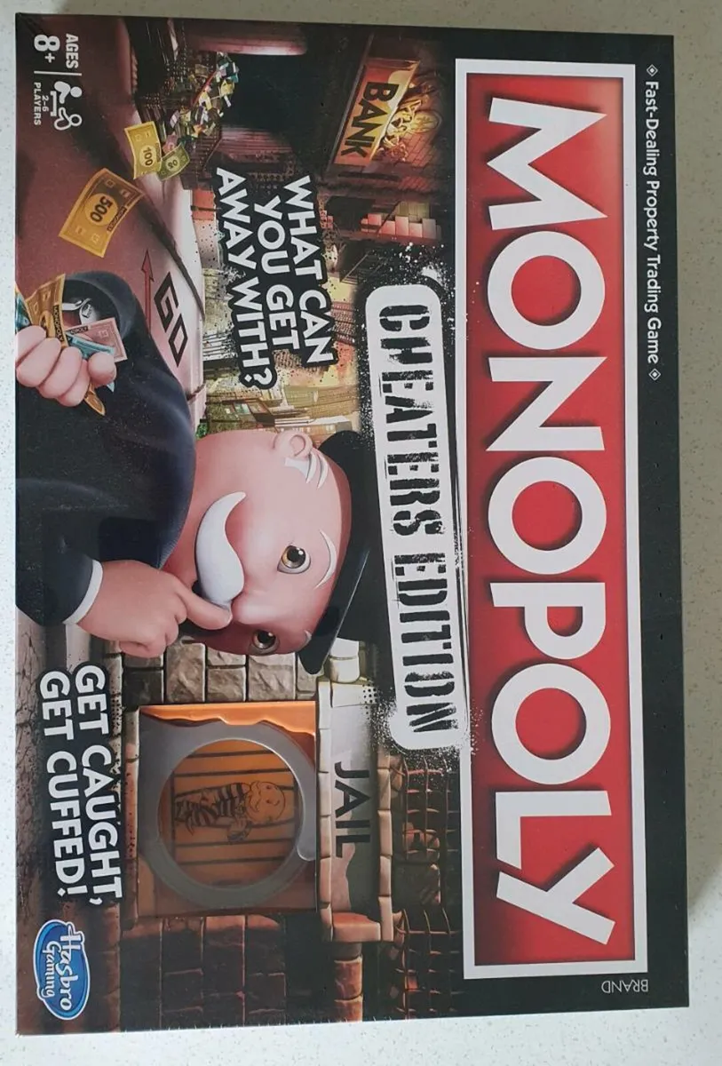 Monopoly Cheaters Edition Board Game