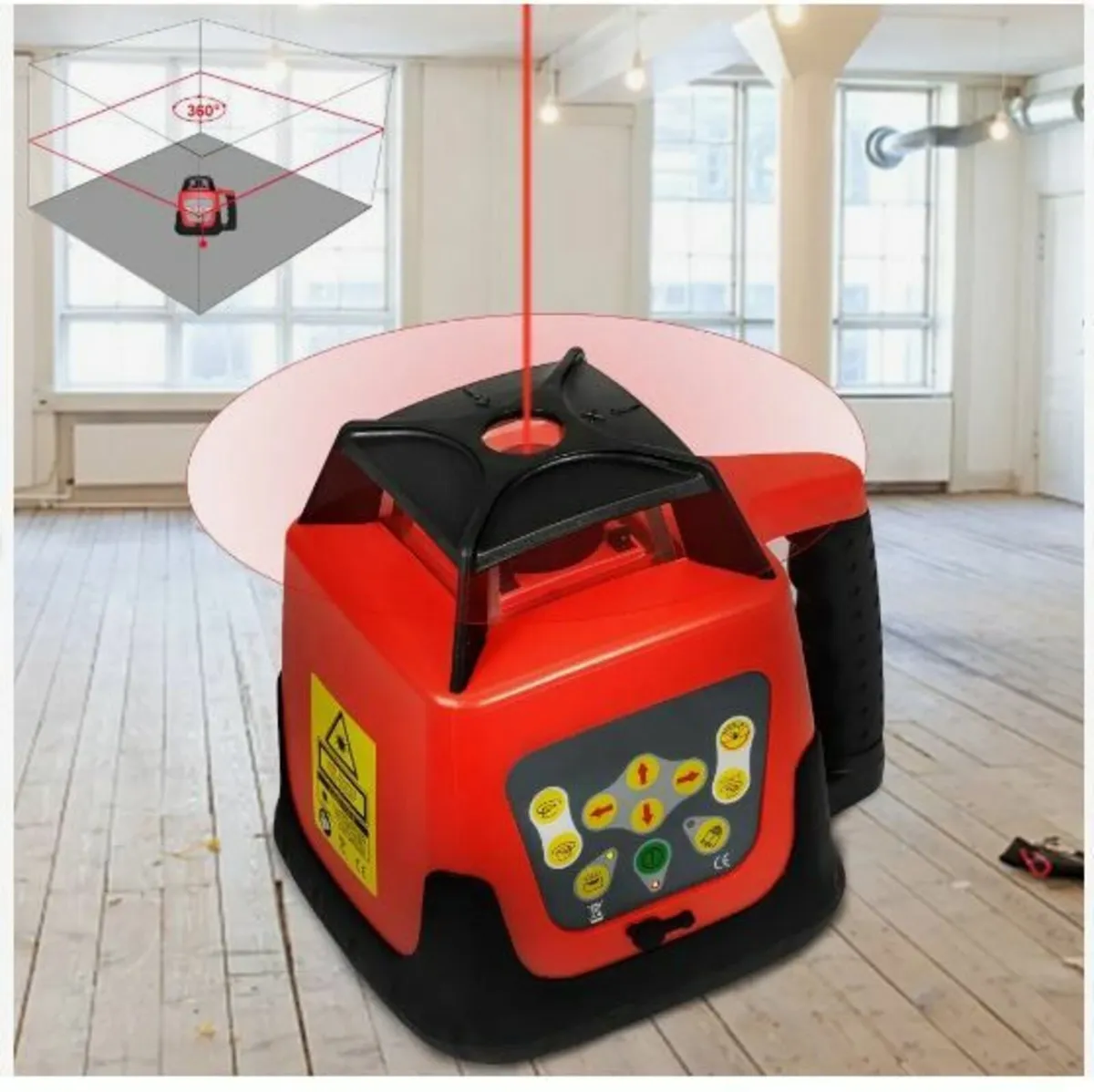 Red Laser Level Rotary Self Leveling - Image 4