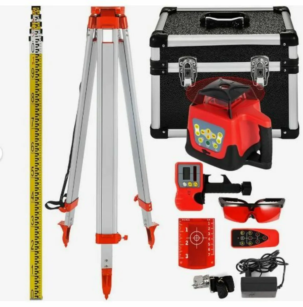 Red Rotary Laser Level Self Leveling - Image 1