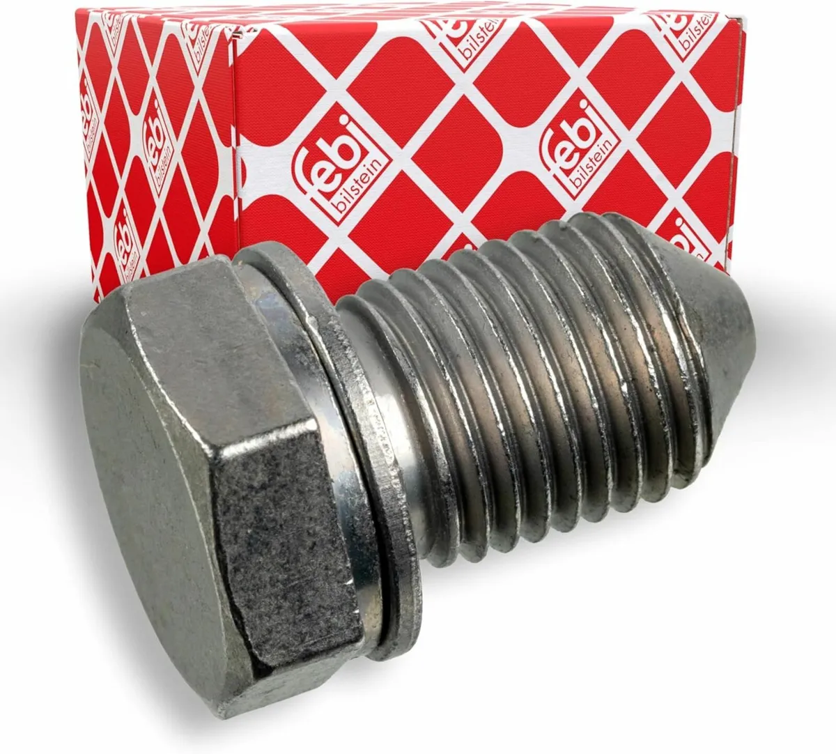 48871 Oil Drain Plug with seal ring, 1 unit, silve