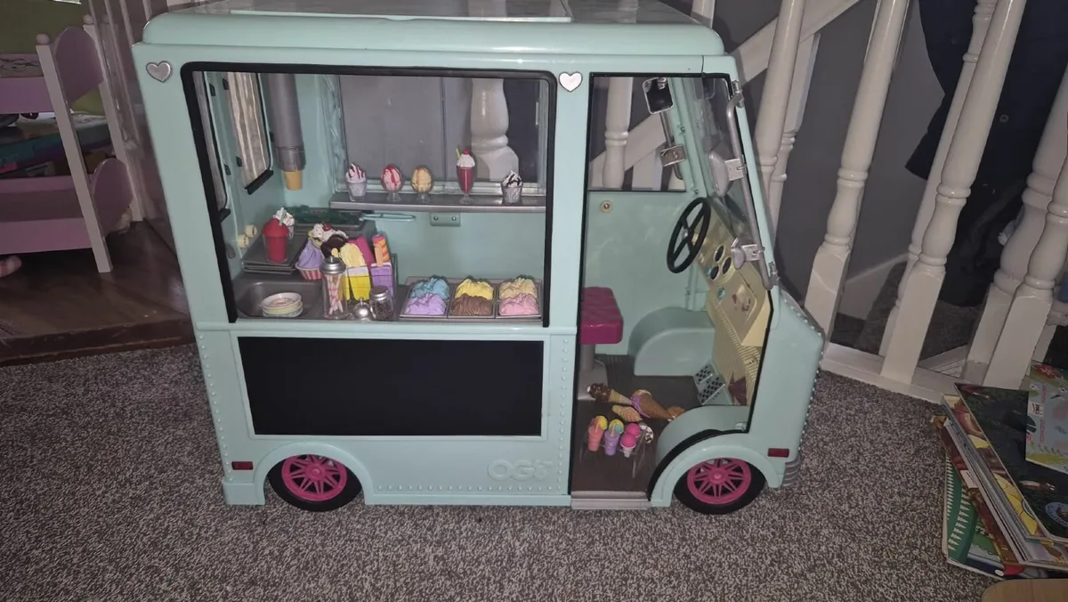 Ice cream toy truck