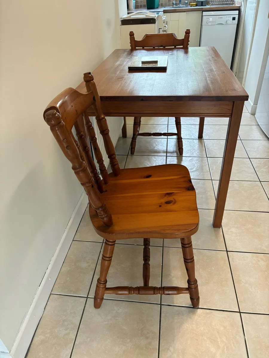 Kitchen Table and 2  Chairs - Image 2