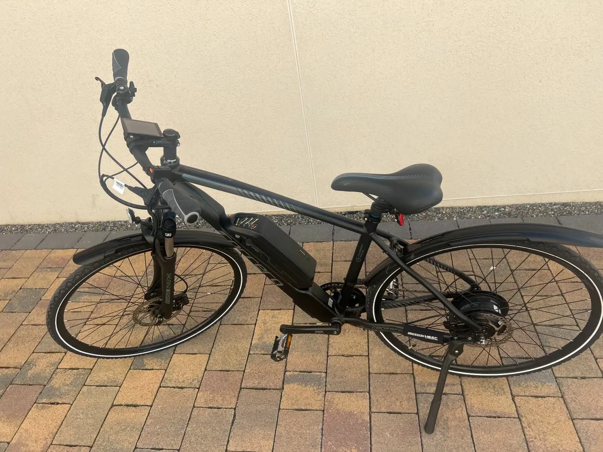 Carrera Crossfire E Mens Electric Hybrid Bike 2.0 - Image 2