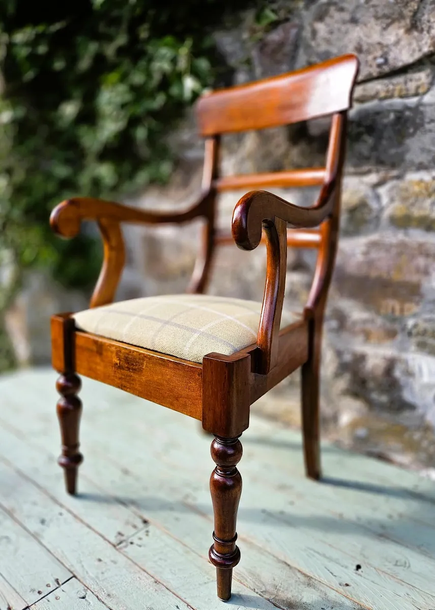 Large High Back Victorian Armchair- Circa 1870 - Image 1