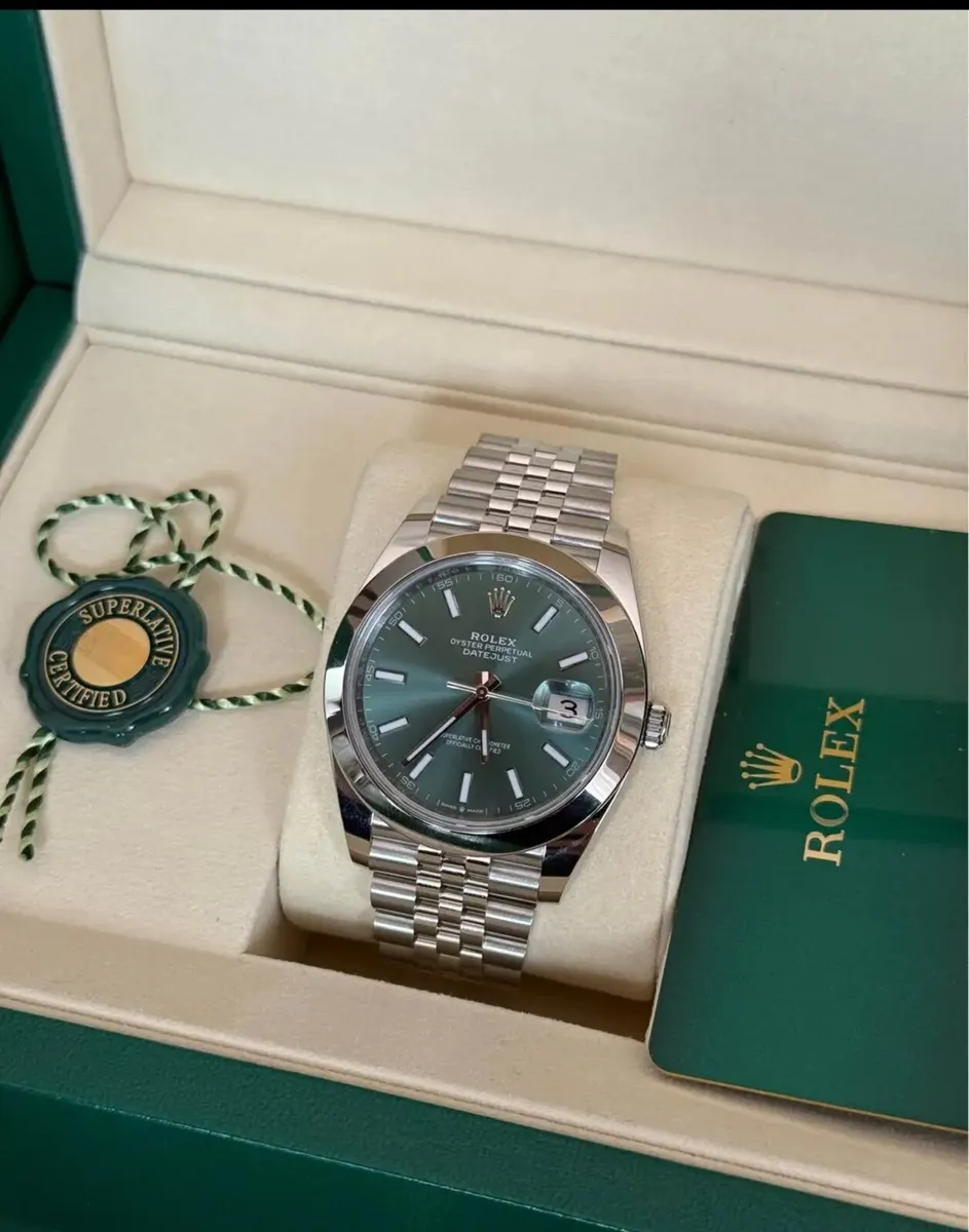 Rolex Datejust Mint Green Dial - Image 4