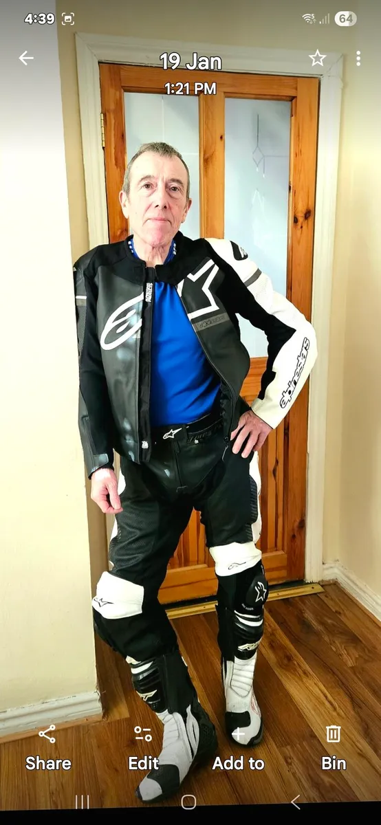 Alpinestars leather 2 piece suit - Image 2