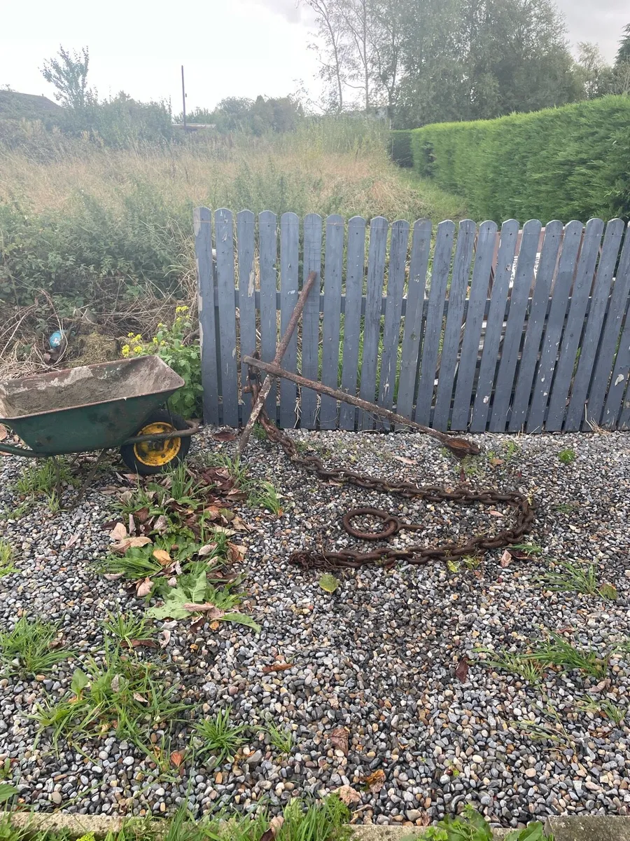 Old lighter boat barge anchor - Image 1