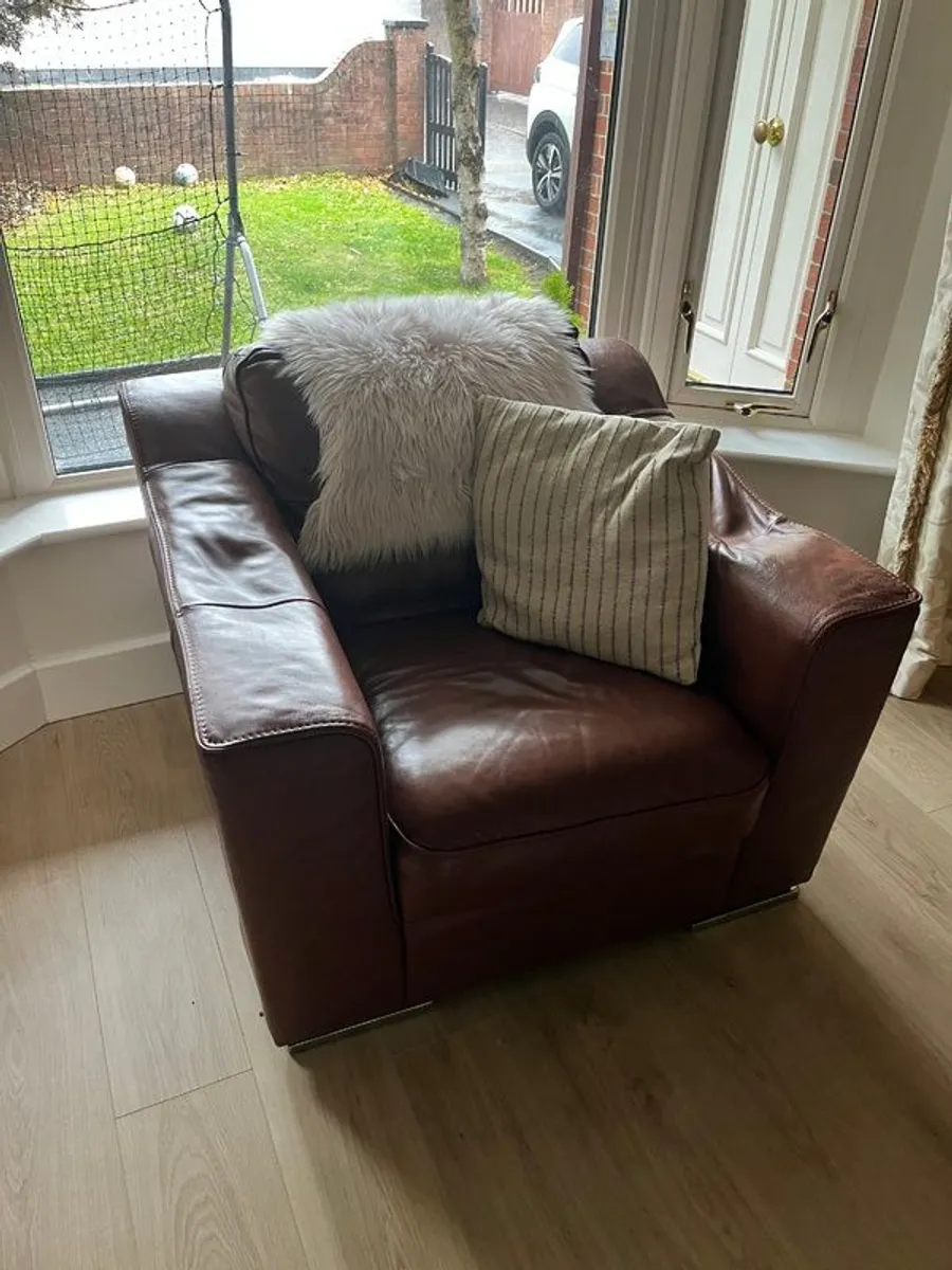 Leather Armchair - Image 1
