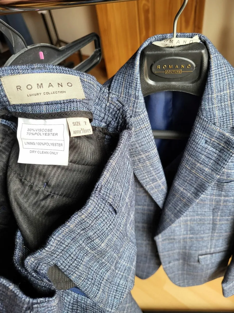 Blue communion suit including shoes for 7-8 y.o - Image 4