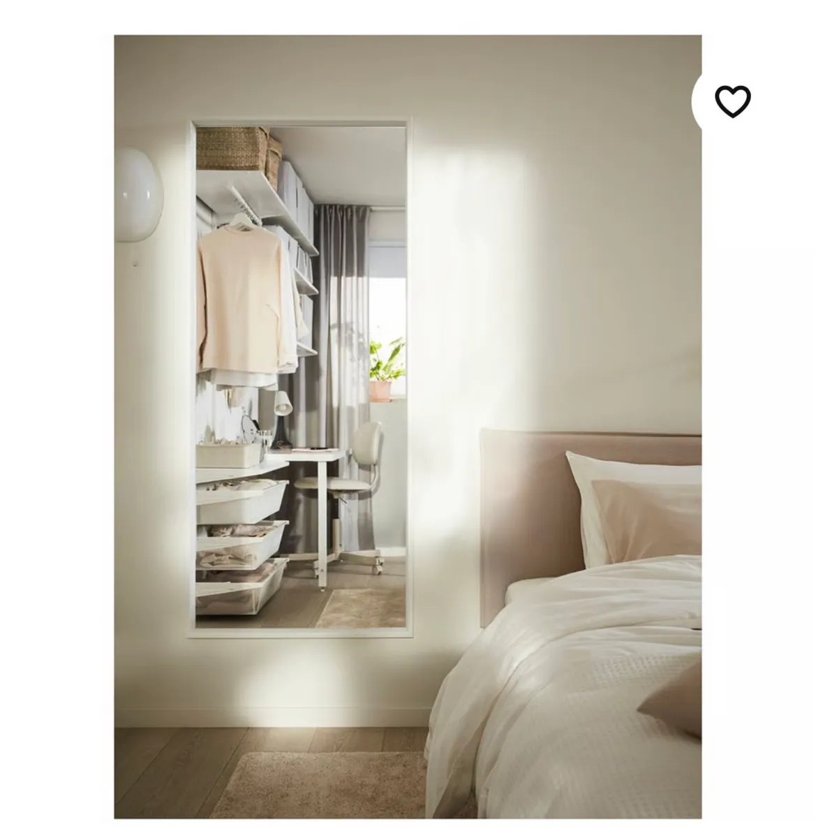 Large white mirror - Image 2