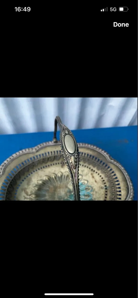 Brass and silver plate dish - Image 2