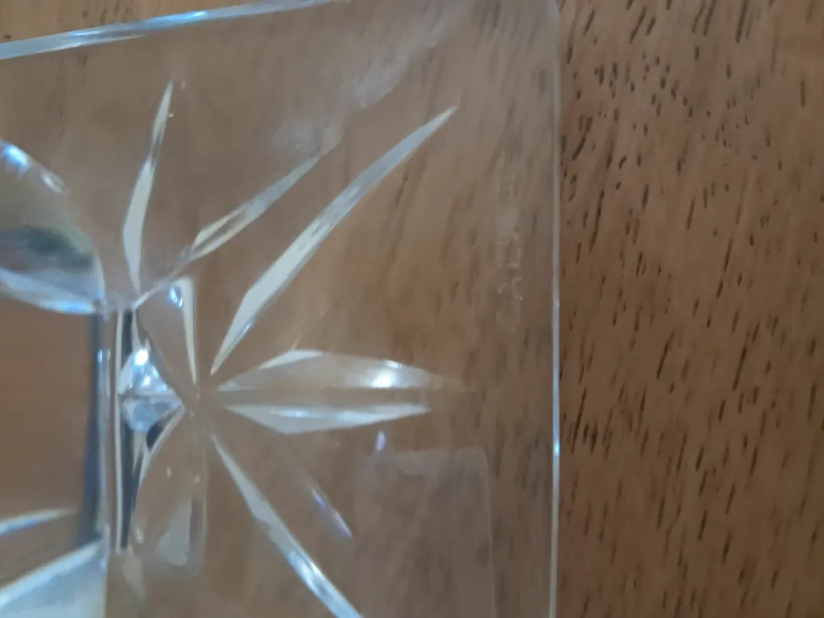 Galway crystal candlestick holders - Image 2
