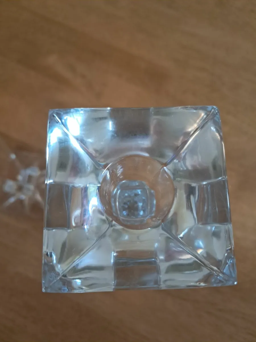 Galway crystal candlestick holders - Image 3