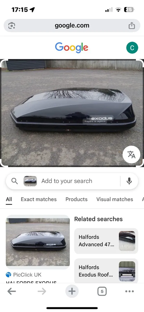 470L roof box