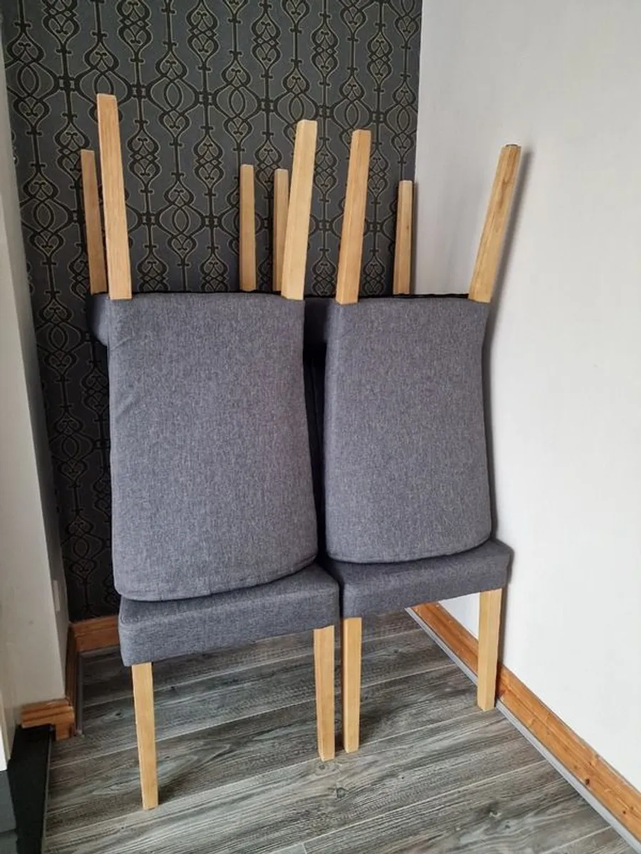 PRICE DROP!!! Dining office  kitchen chair set for table chair WAS 150 from 184 set of 4 Perfect condition like brand new, already assembled from a non smoking clean house - Image 2