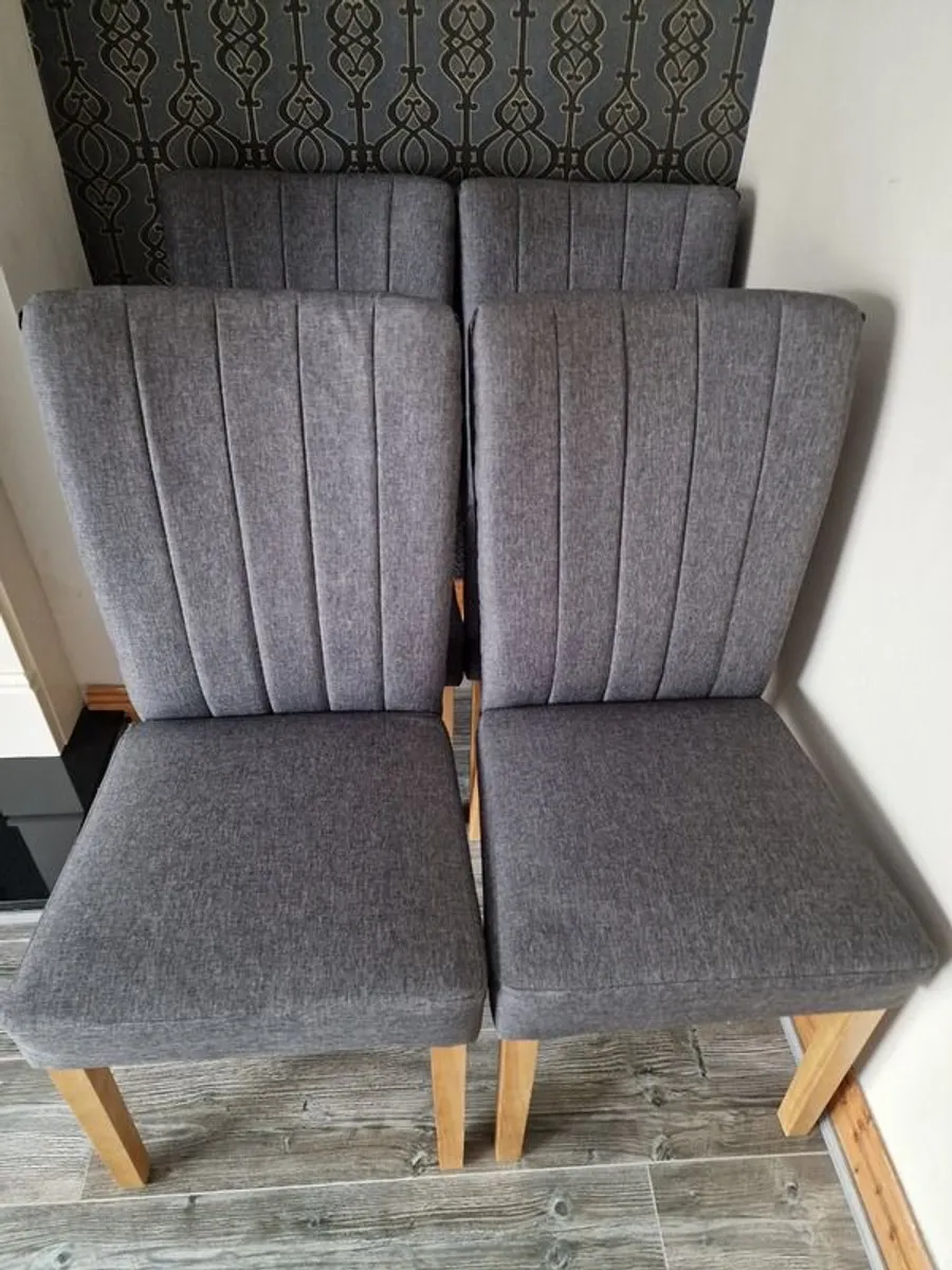 PRICE DROP!!! Dining office  kitchen chair set for table chair WAS 150 from 184 set of 4 Perfect condition like brand new, already assembled from a non smoking clean house - Image 3