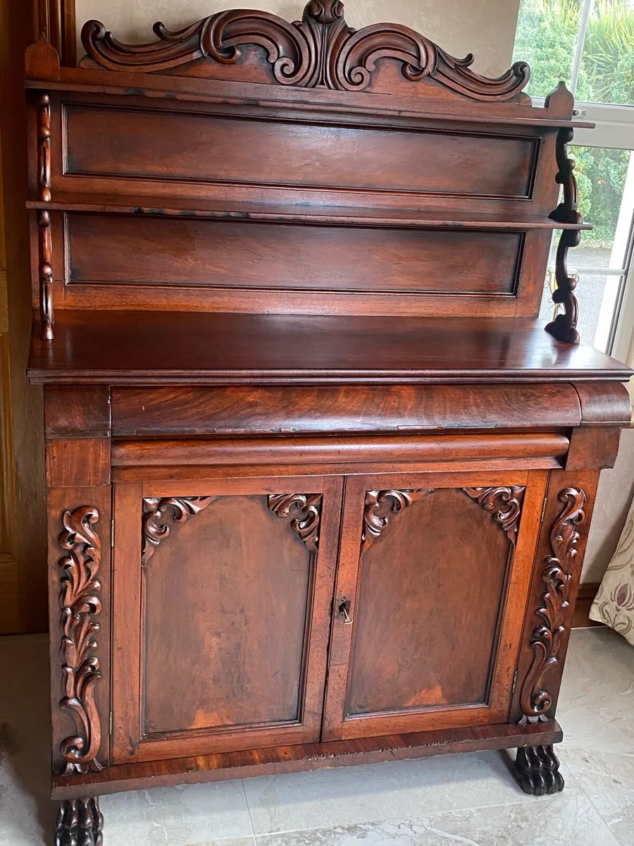Irish Mahogany Sideboard - Image 2