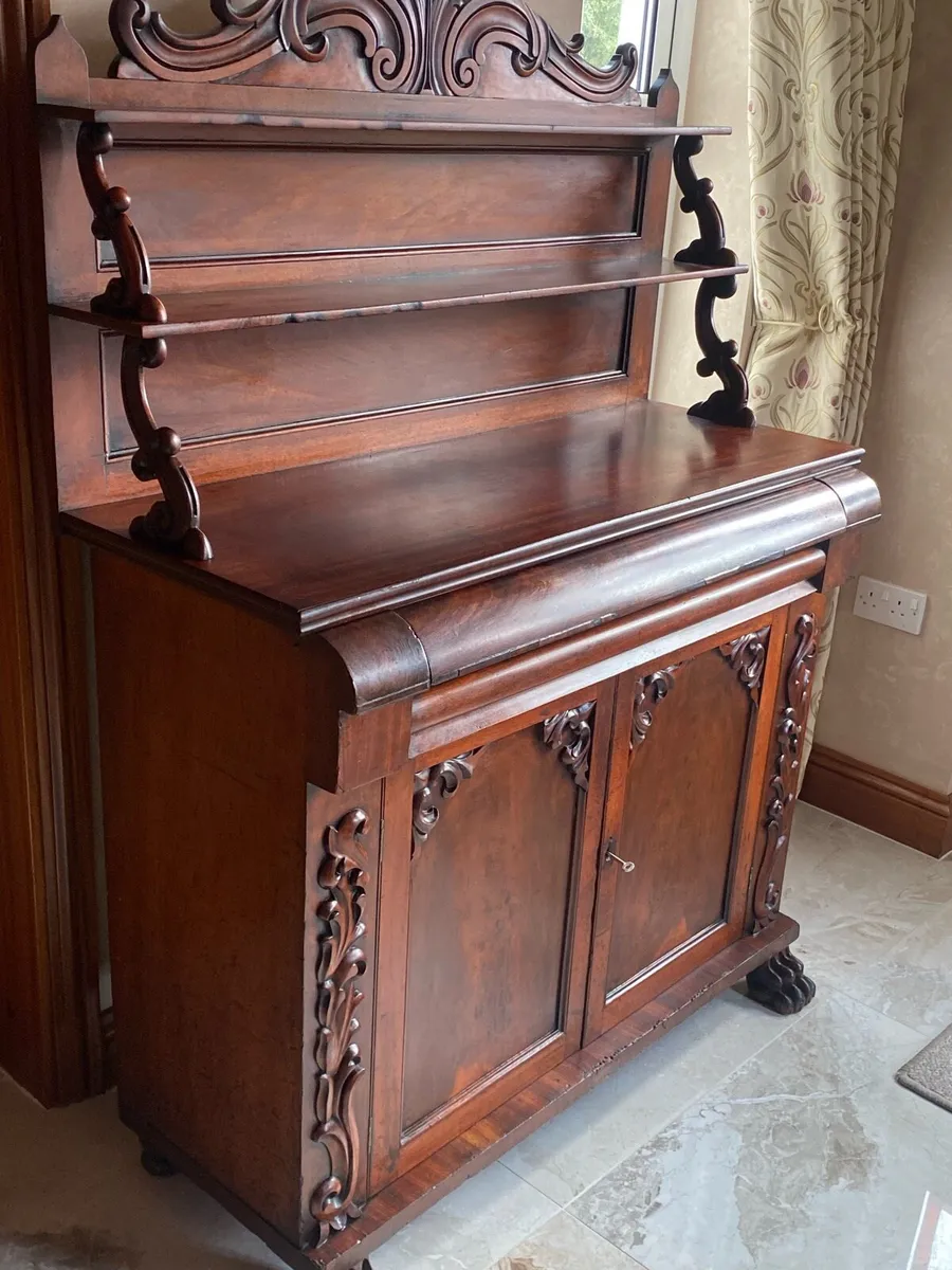 Irish Mahogany Sideboard - Image 3