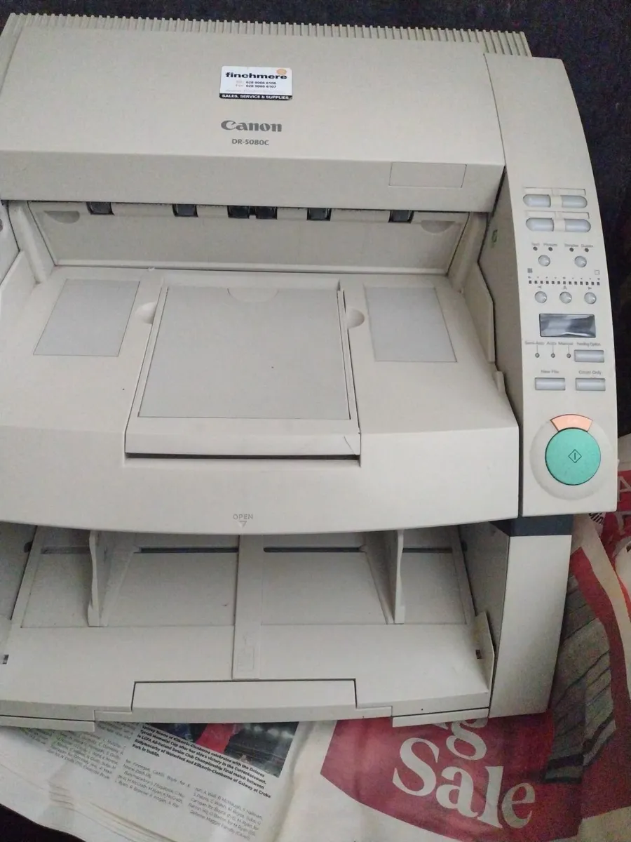 Canon DR 5080C high speed document/photo scanner - Image 1