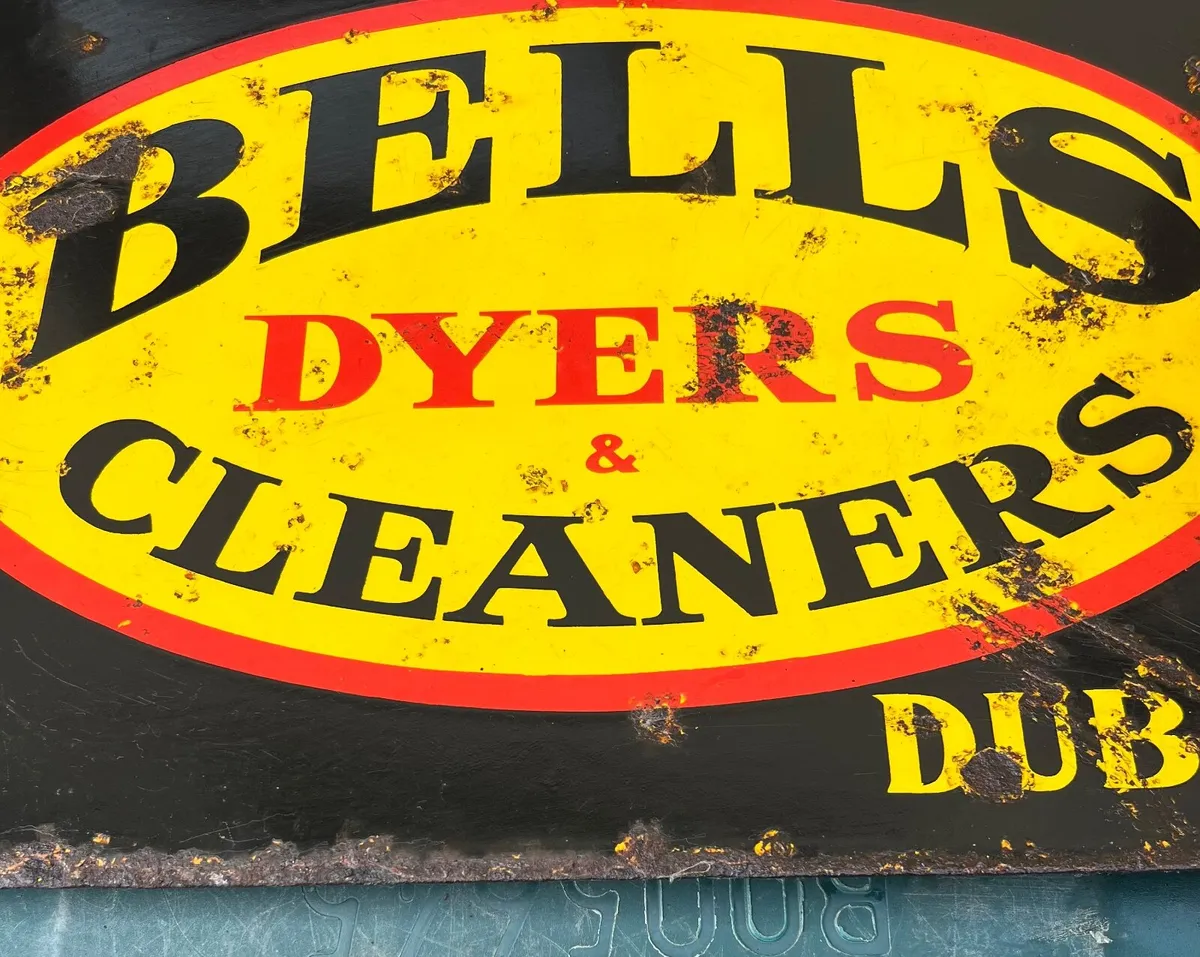 Enamel Sign  Bells Dublin - Image 1