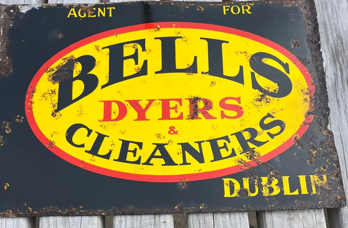 Enamel Sign  Bells Dublin - Image 2