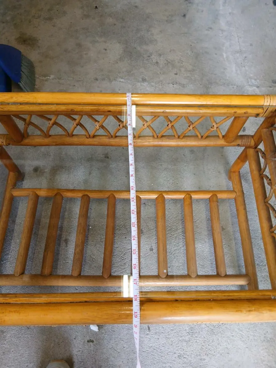 Wicker coffee table - Image 1