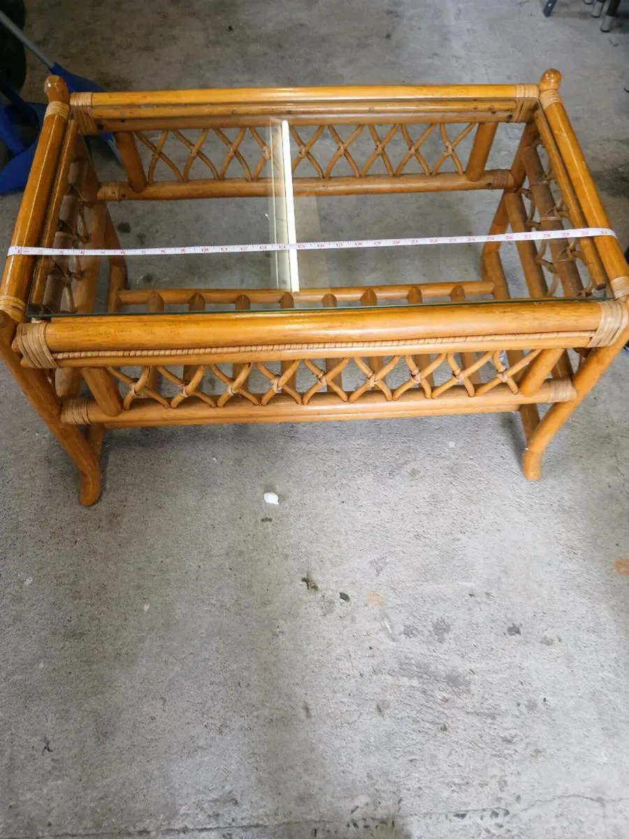 Wicker coffee table - Image 2