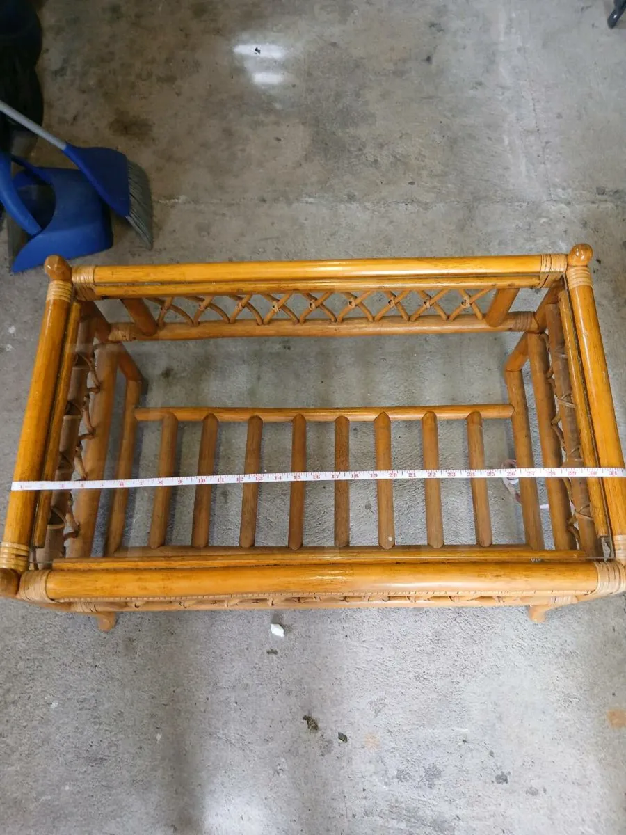 Wicker coffee table - Image 3