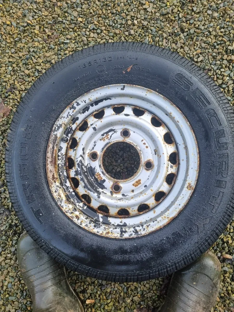 Tyre and Rim 165 R13 C Trailer - Image 1
