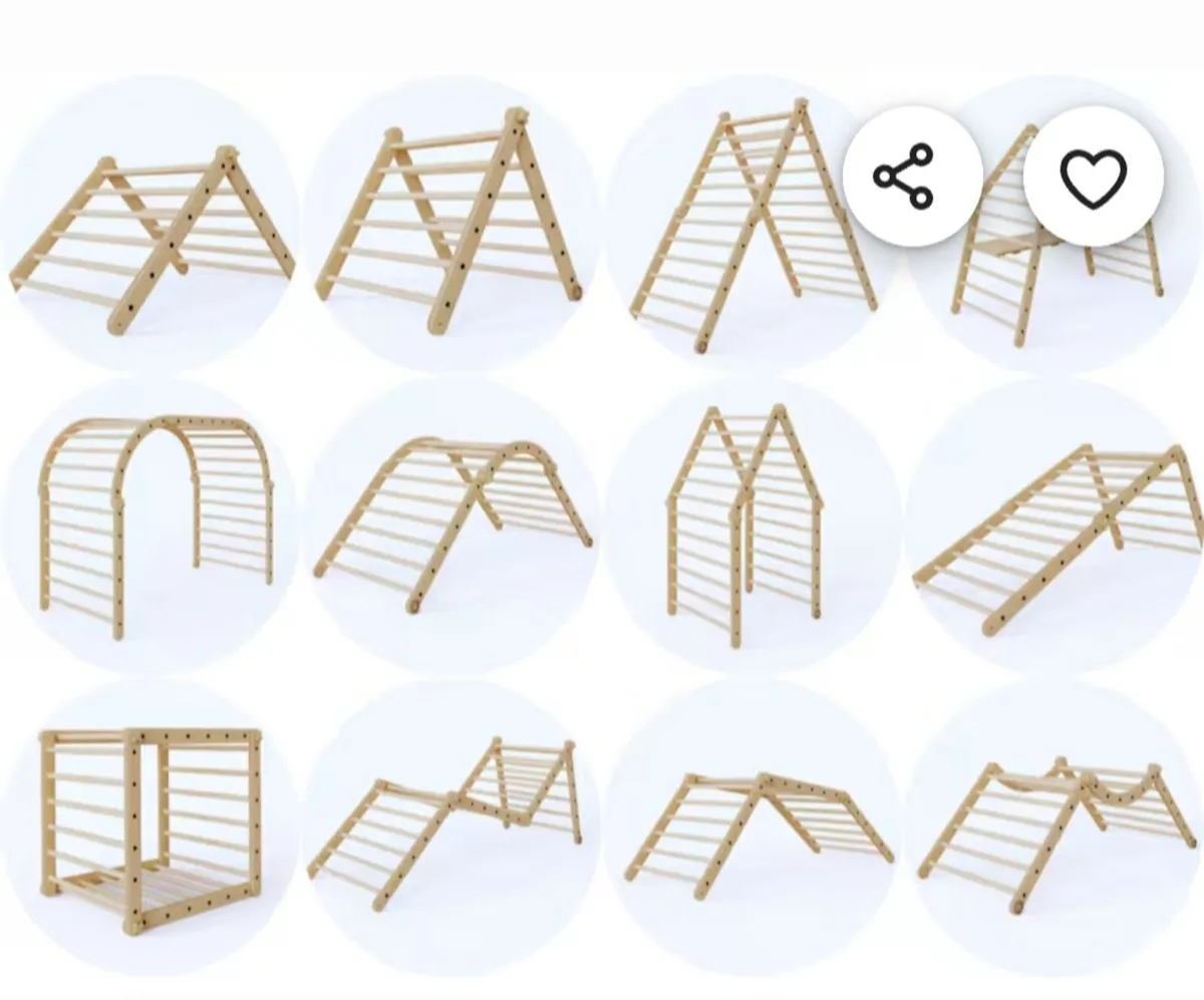 MEGA SET Transformable Pikler, Arch & Climbing Boa - Image 4