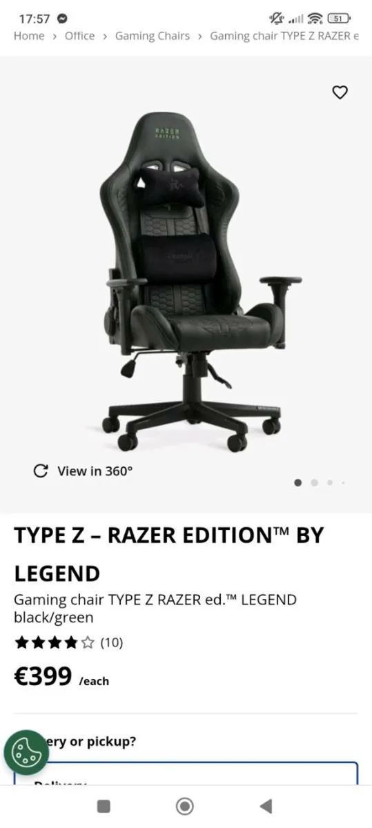 Razer gaming chair - Image 4