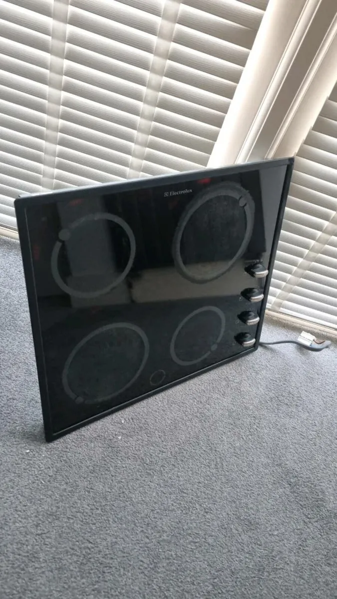 Electrolux Black Electric Ceramic Hob - Image 1