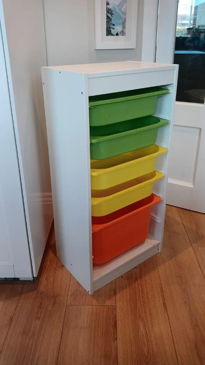 IKEA TROFAST Toy / Craft Storage Trays Unit - Image 1