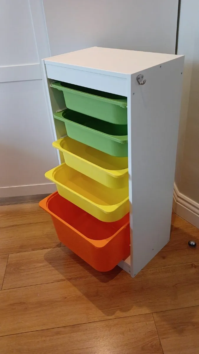 IKEA TROFAST Toy / Craft Storage Trays Unit - Image 2