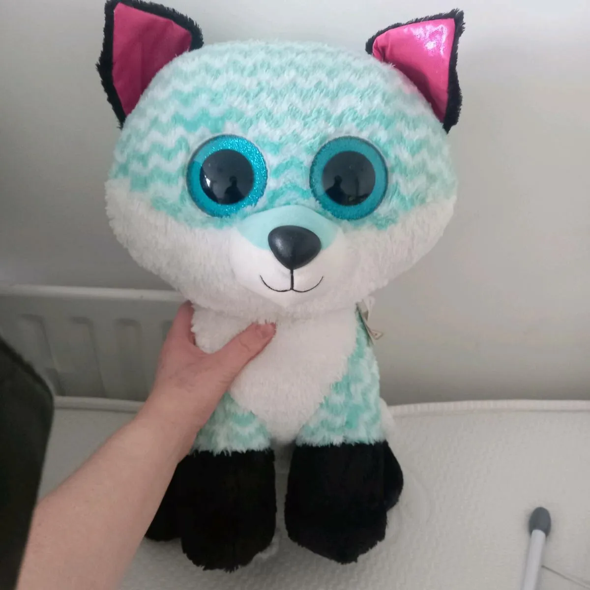 Ty Beanie Boos Piper Fox Plush Large Jumbo Claires - Image 1