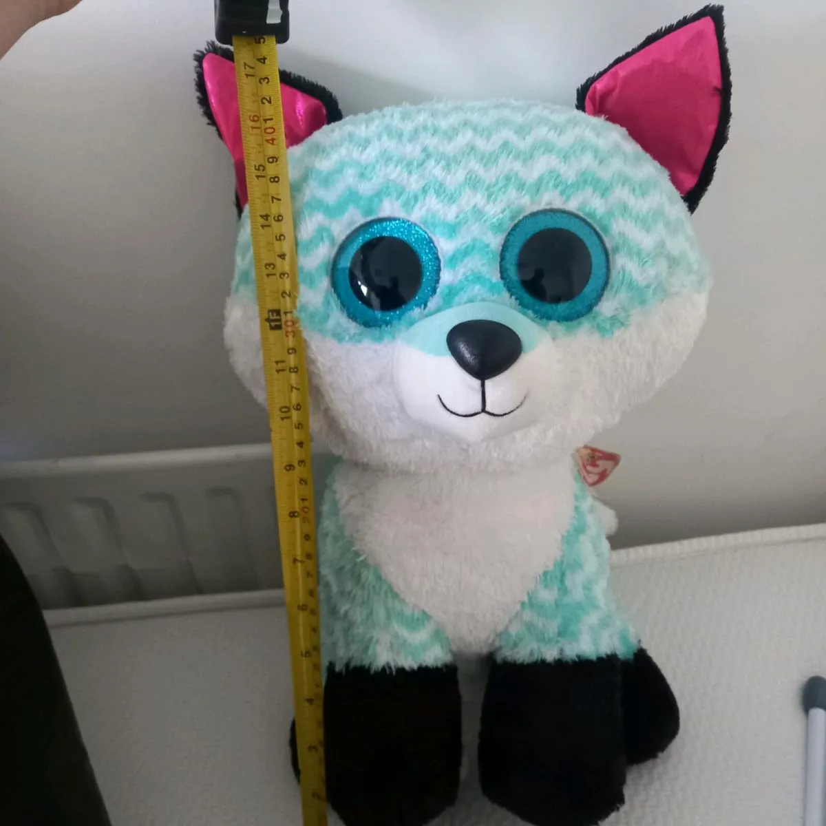 Ty Beanie Boos Piper Fox Plush Large Jumbo Claires - Image 2
